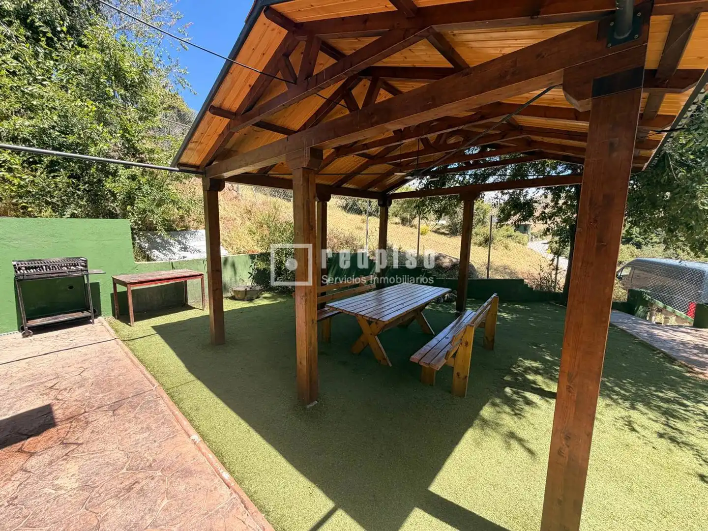 Terraza de Casa o chalet en venta en Santa María de la Alameda con Aire acondicionado, Calefacción y Trastero