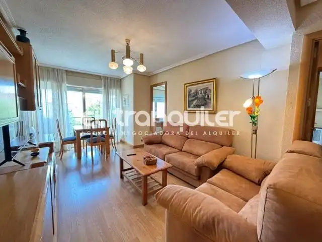 Exterior view of Flat for rent in Madrid  with Air Conditioner, Parquet flooring and Terrace