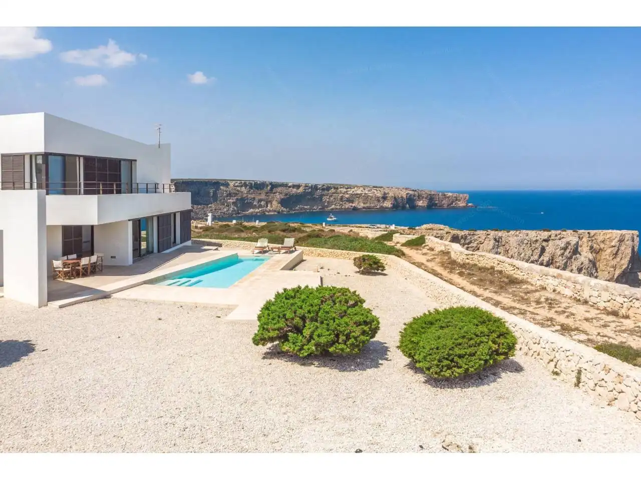 Vista exterior de Casa o chalet en venta en Ciutadella de Menorca con Aire acondicionado, Terraza y Piscina