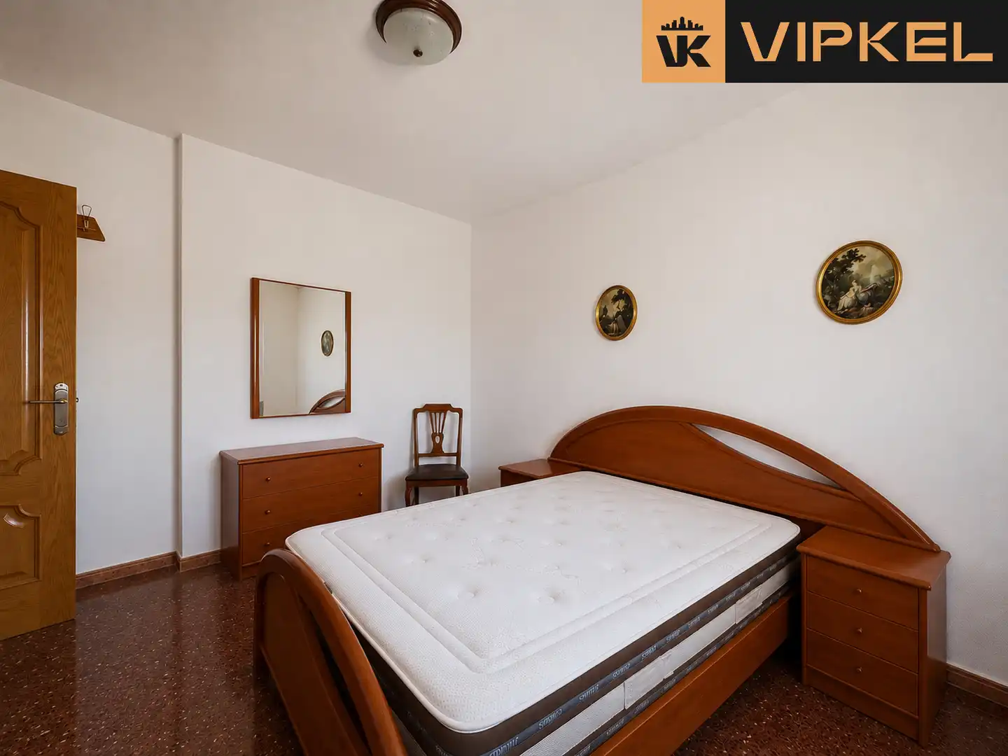 Schlafzimmer von Wohnung zum Verkauf in Cornellà de Llobregat mit Klimaanlage, Heizung und Terrasse