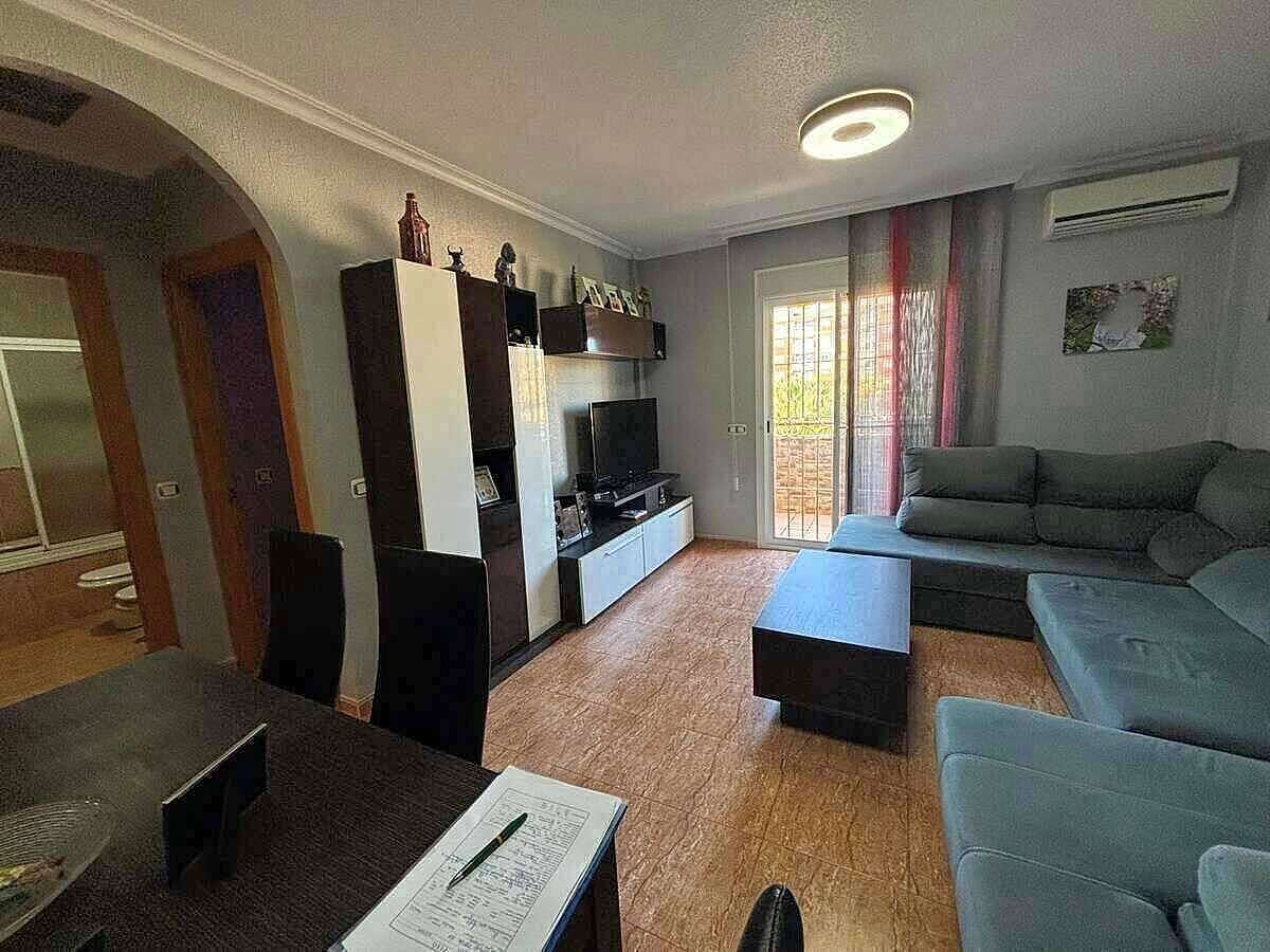 Sala d'estar de Pis en venda en Vícar amb Aire condicionat, Terrassa i Moblat