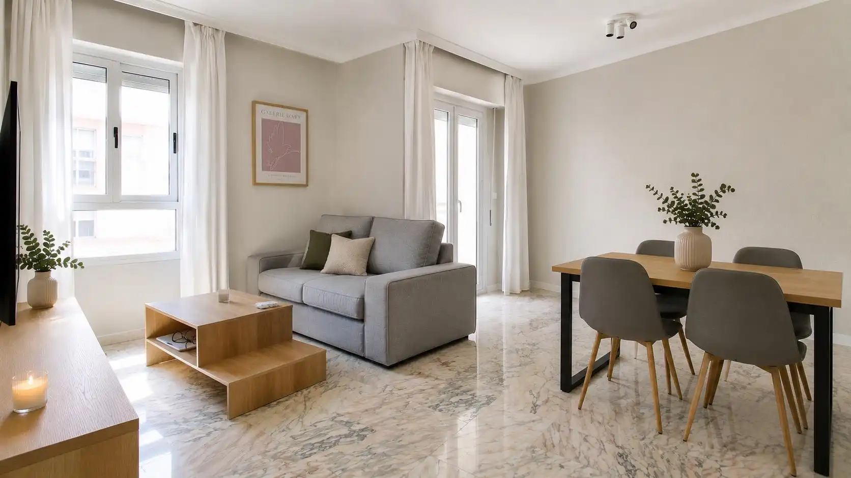 Sala d'estar de Pis en venda en Granada amb Aire condicionat