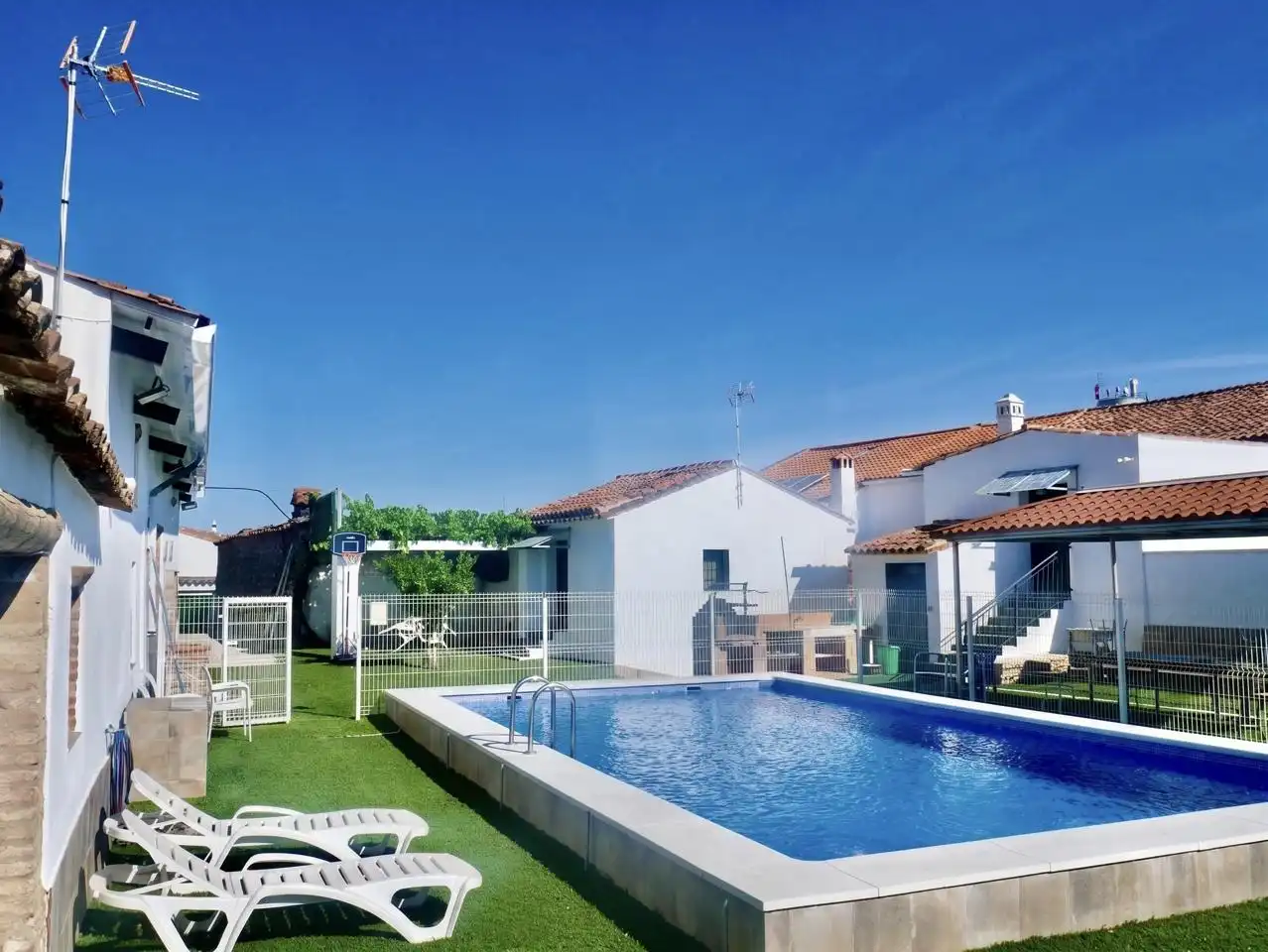 Swimming pool of Houses for sale in Corteconcepción  with Private garden, Terrace and Storage room