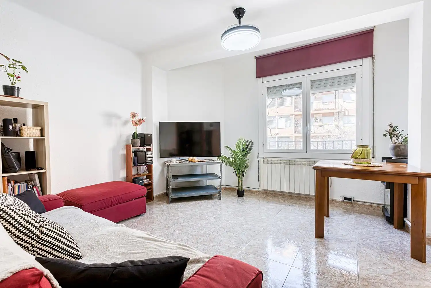 Wohnzimmer von Wohnung zum Verkauf in Santa Margarida de Montbui mit Heizung, Terrasse und Abstellraum