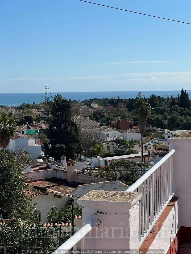 Exterior view of Houses for sale in Málaga  with Air Conditioner, Private garden and Terrace