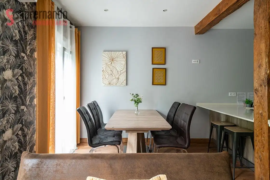 Dining room of Flat for sale in Santander  with Heating, Furnished and Balcony