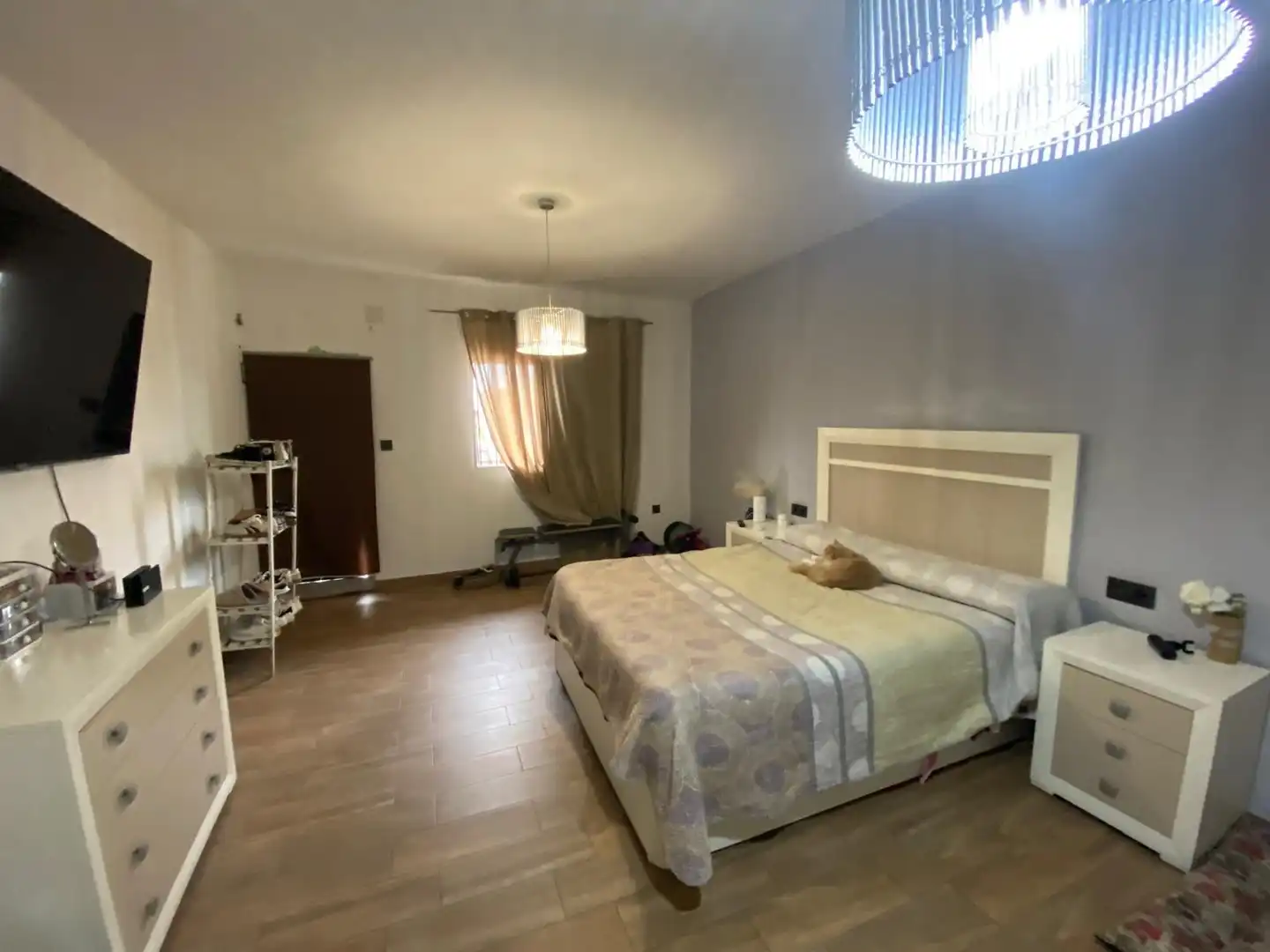 Dormitori de Casa o xalet en venda en San Roque amb Parquet, Terrassa i Balcó