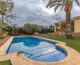 Piscina de Casa o xalet en venda en San Vicente del Raspeig / Sant Vicent del Raspeig amb Aire condicionat, Jardí privat i Terrassa