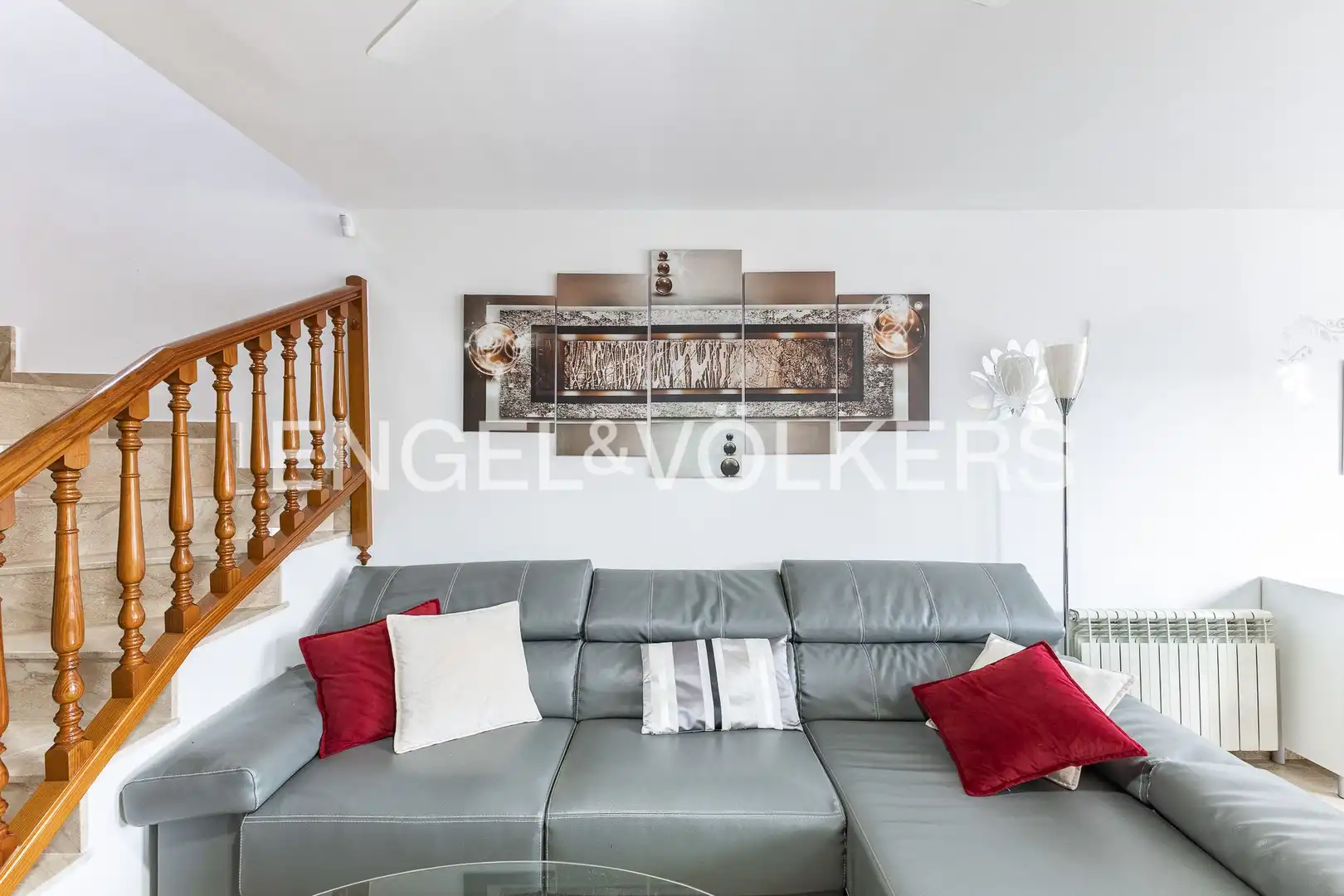 Sala de estar de Dúplex en venta en Llinars del Vallès con Calefacción, Parquet y Terraza