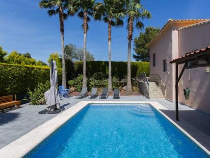 Swimming pool of House or chalet for sale in Pedreguer  with Air Conditioner, Heating and Private garden