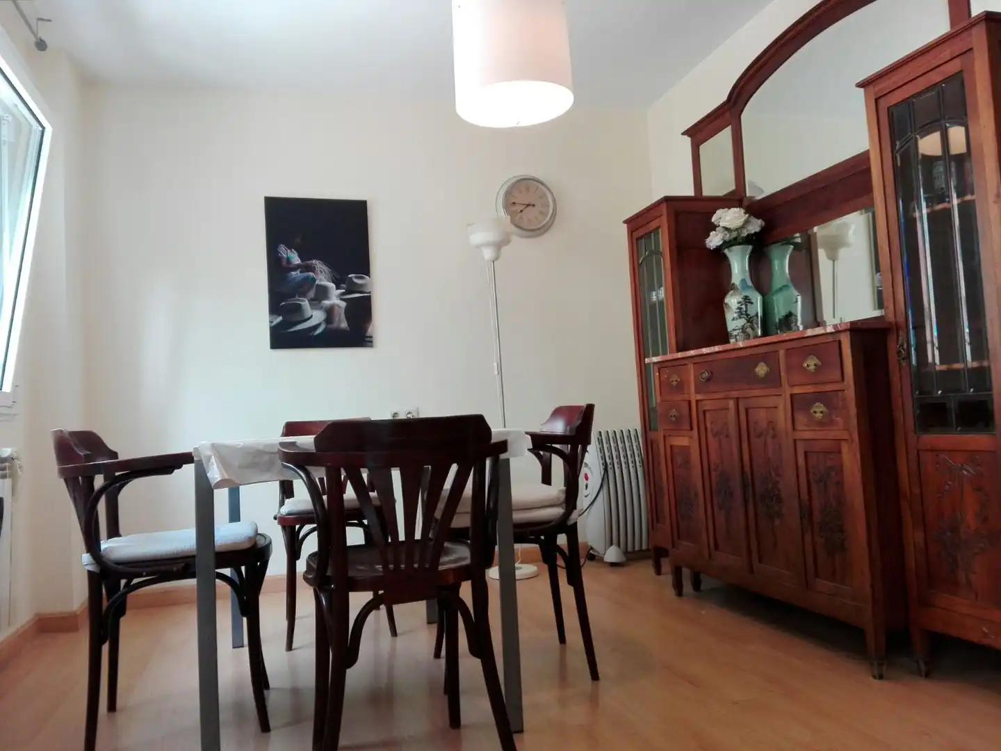 Dining room of Flat for rent in Gijón   with Heating and Furnished