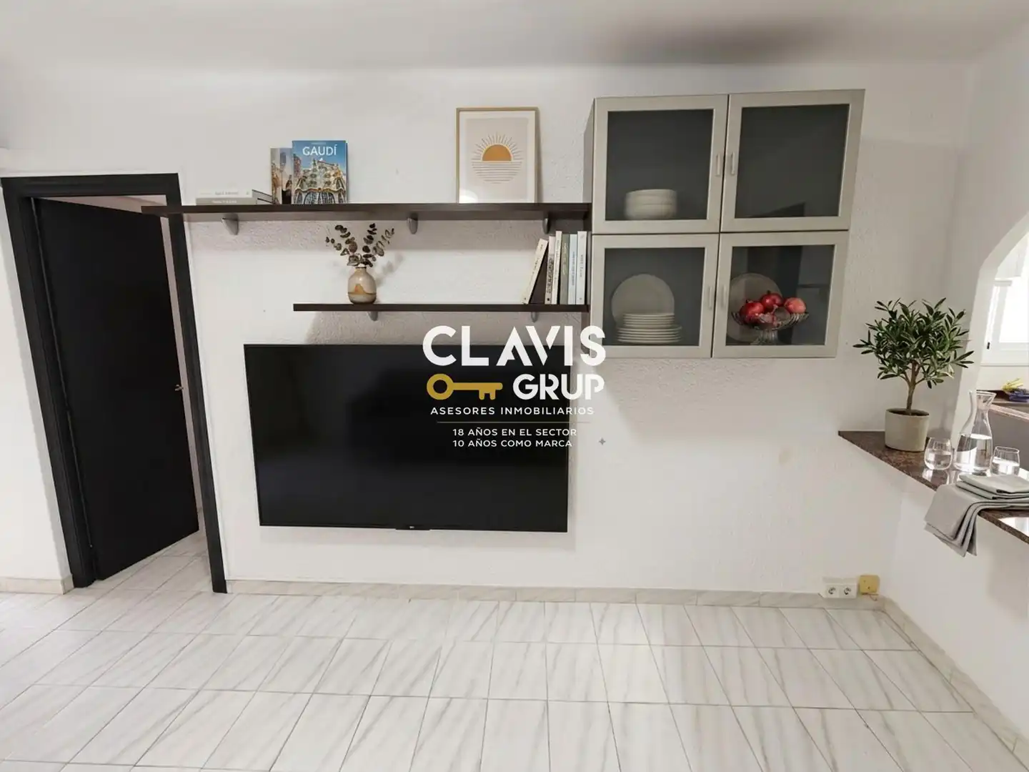 Sala de estar de Ático en venta en Barcelona con Aire acondicionado y Horno