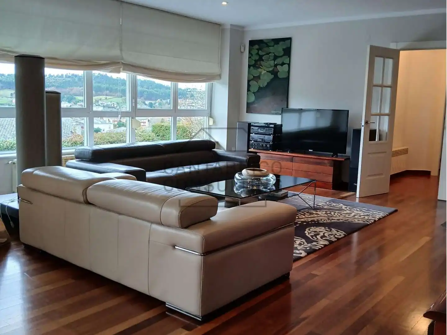 Living room of Houses for sale in Navia  with Heating, Parquet flooring and Terrace