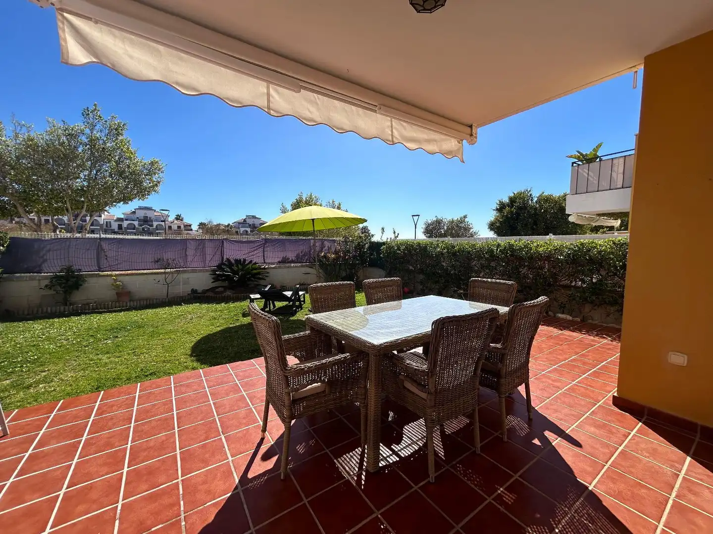 Terrasse von Maisonette zum Verkauf in Vera mit Klimaanlage, Privatgarten und Terrasse