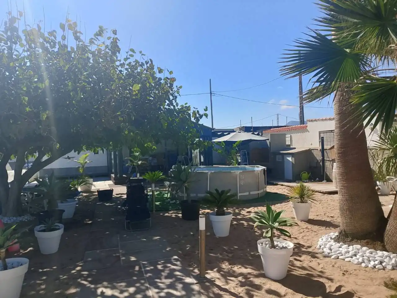 Vista exterior de Finca rústica en venta en Tavernes de la Valldigna con Jardín privado, Piscina y Amueblado