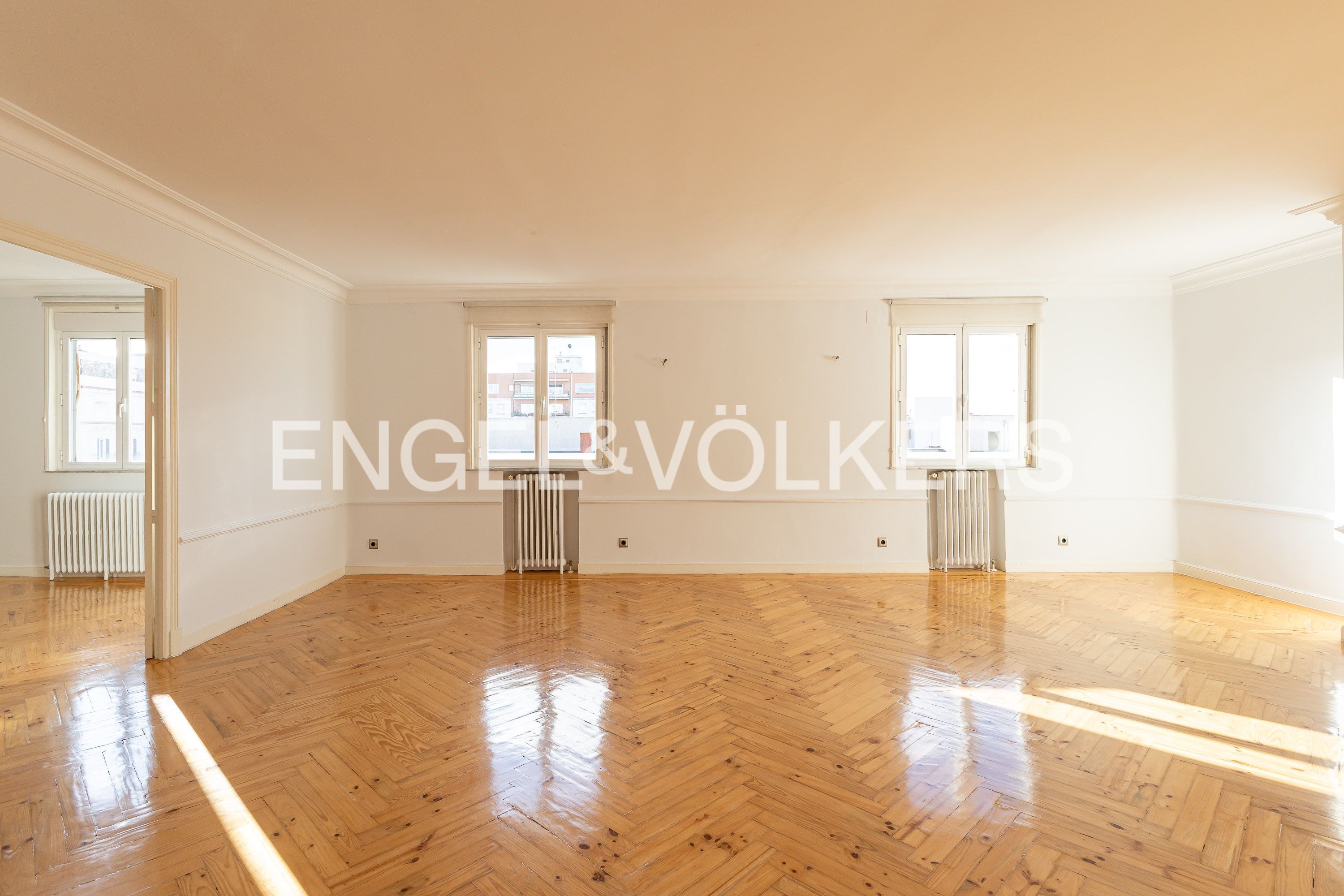 Sala de estar de Apartamento de alquiler en  Madrid Capital con Aire acondicionado, Calefacción y Trastero