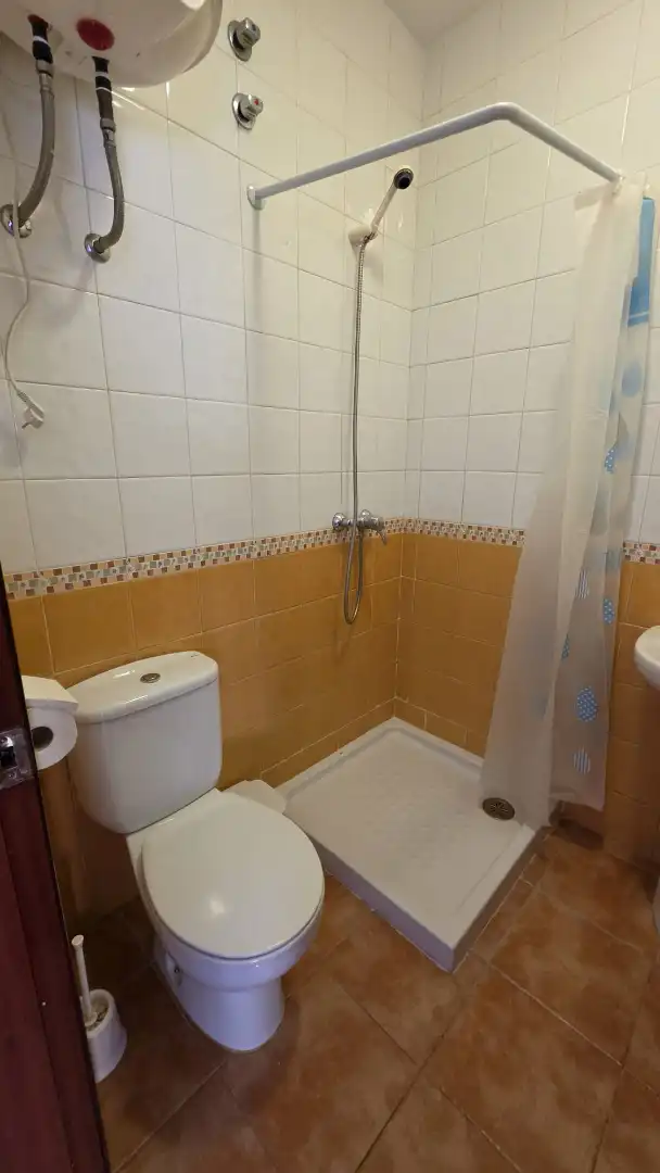 Baño de Estudio de alquiler en Málaga con Amueblado y Lavadora