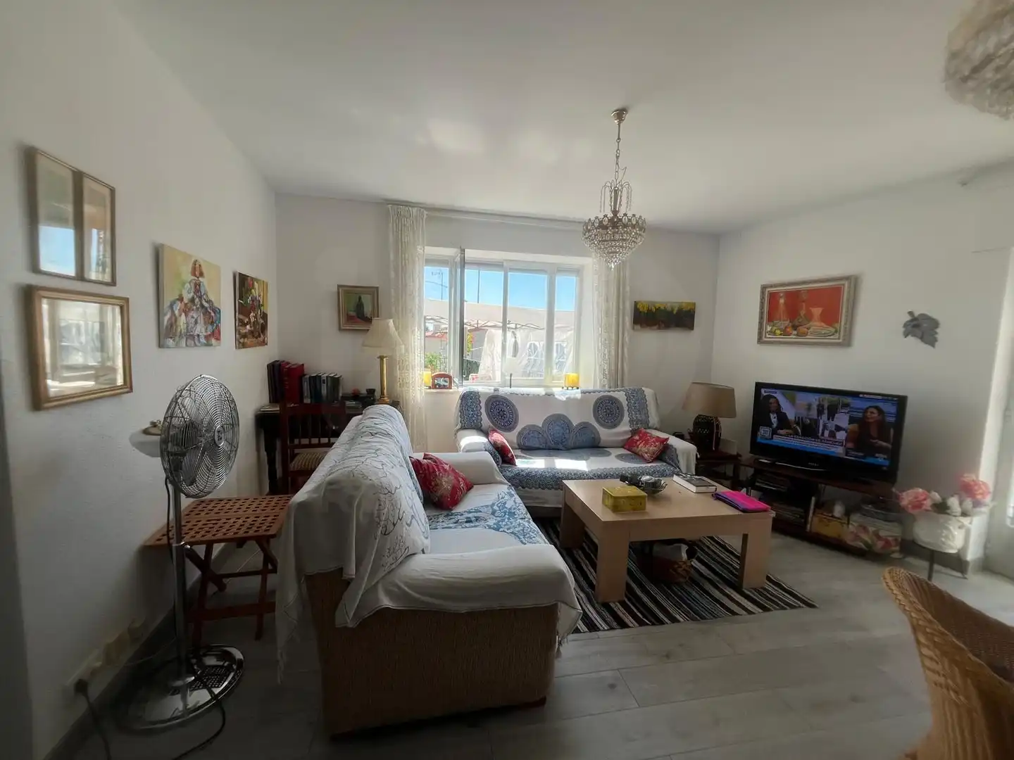 Sala d'estar de Finca rústica en venda en Aldea del Obispo amb Terrassa