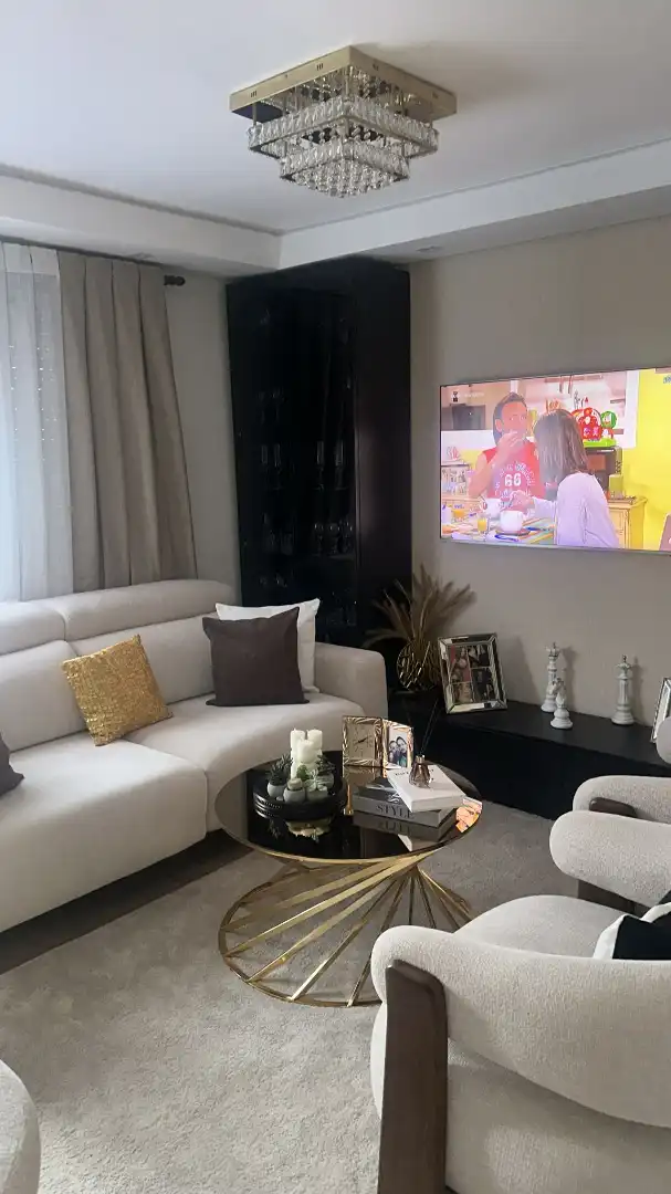 Sala de estar de Piso en venta en Granollers con Aire acondicionado, Amueblado y Horno
