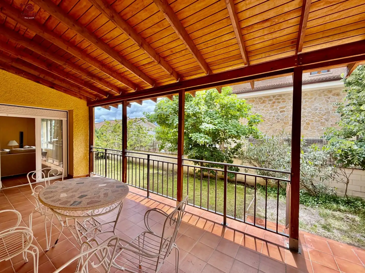 Terraza de Casa o chalet en venta en Guadarrama con Calefacción, Jardín privado y Terraza