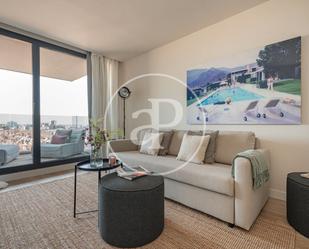 Sala d'estar de Pis de lloguer en  Madrid Capital amb Aire condicionat, Calefacció i Jardí privat