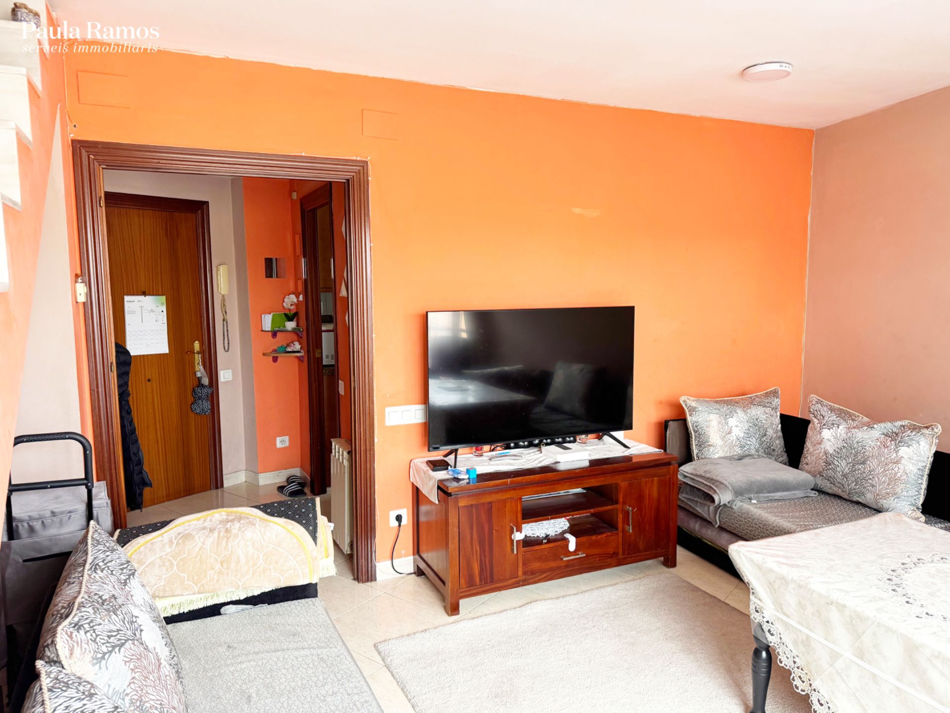 Sala de estar de Dúplex en venta en Canovelles con Aire acondicionado, Calefacción y Horno