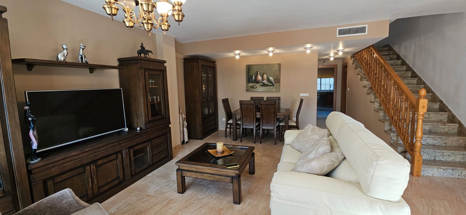 Living room of House or chalet for sale in Molina de Segura  with Air Conditioner, Terrace and Furnished