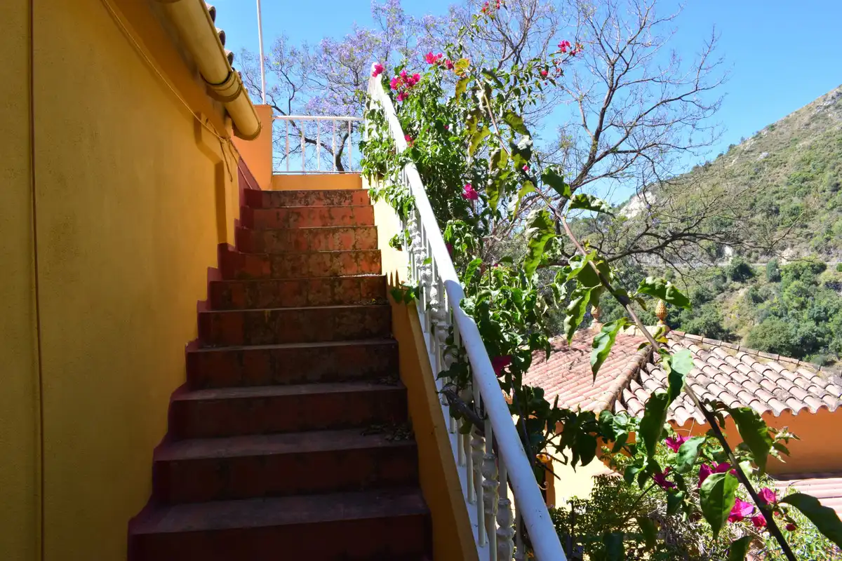 Vista exterior de Casa o chalet en venta en Ojén con Aire acondicionado, Terraza y Amueblado