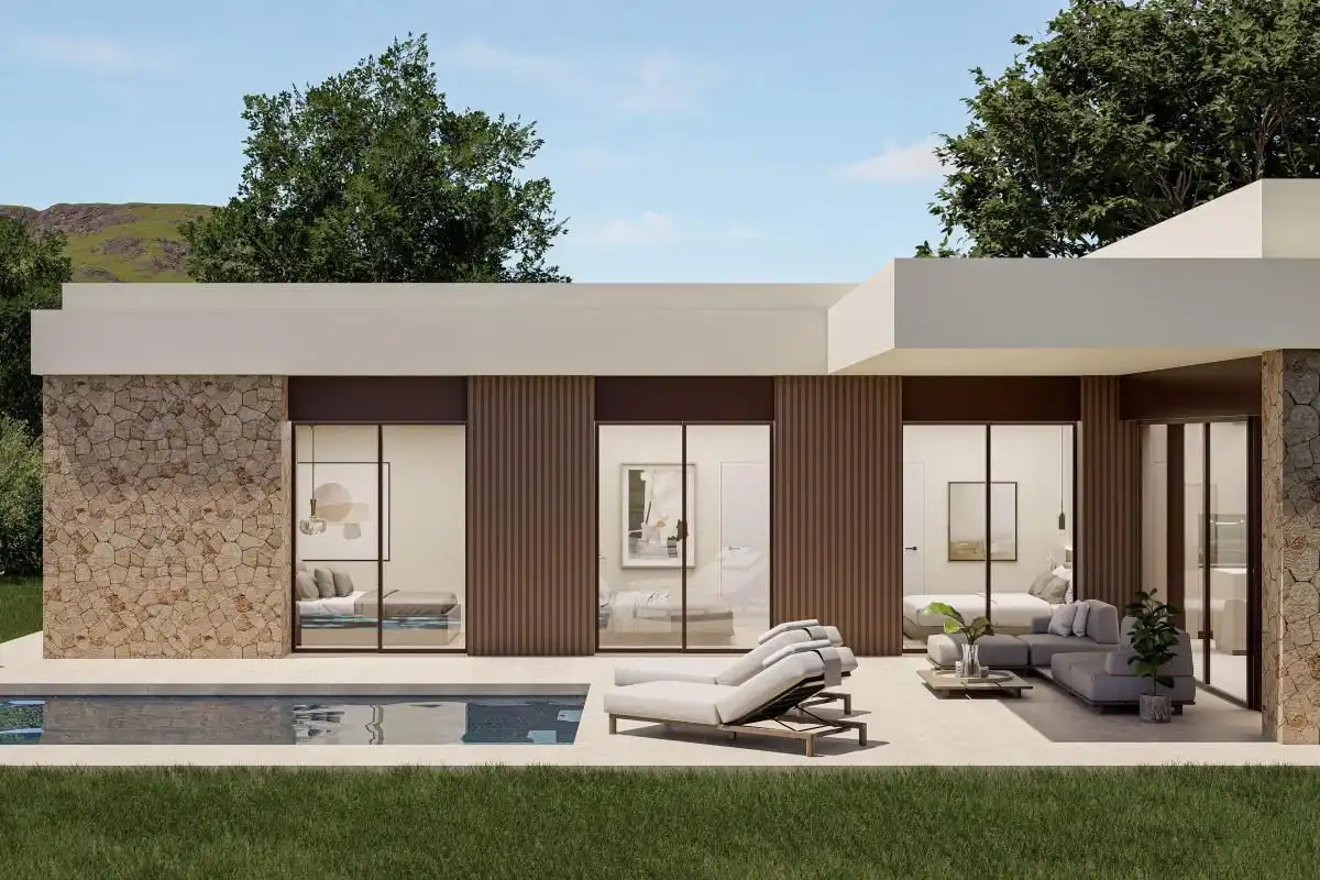 Exterior view of Houses for sale in Aspe  with Air Conditioner, Heating and Terrace
