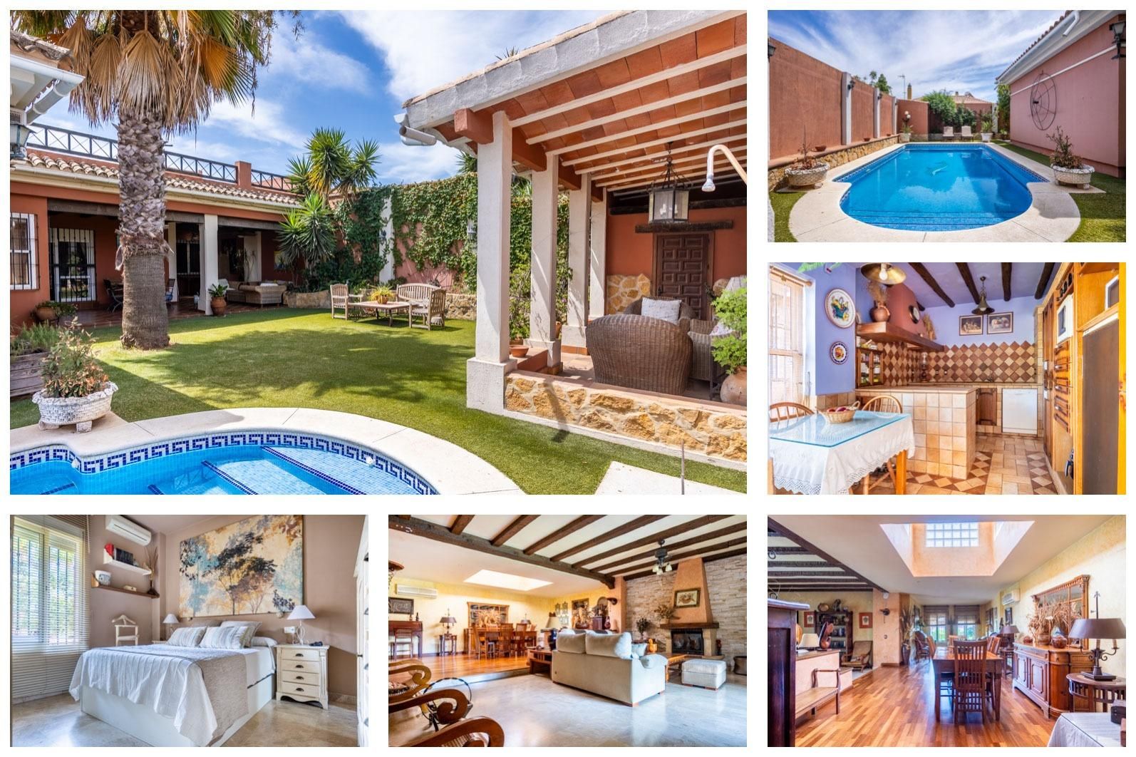 Exterior view of House or chalet for sale in Montequinto  with Air Conditioner, Private garden and Terrace