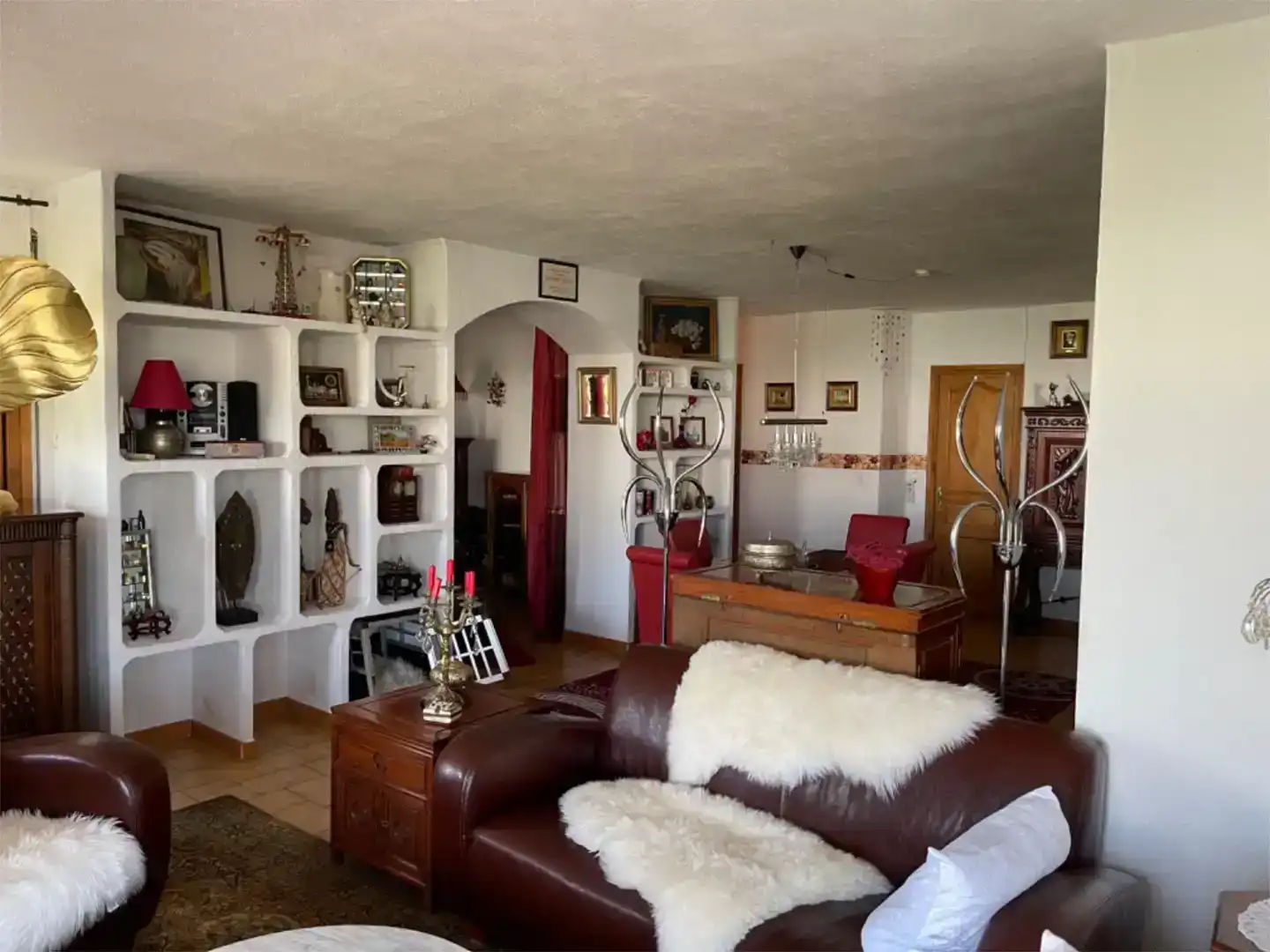 Sala d'estar de Finca rústica en venda en Biure amb Jardí privat, Traster i Piscina