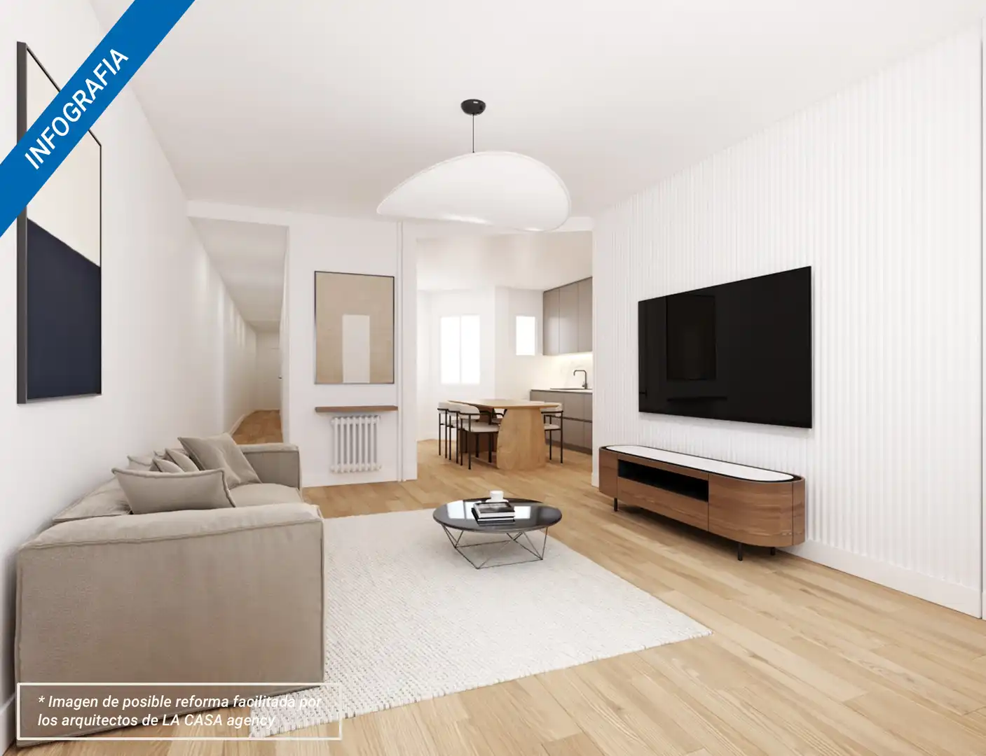 Sala de estar de Piso en venta en Madrid con Calefacción y Trastero