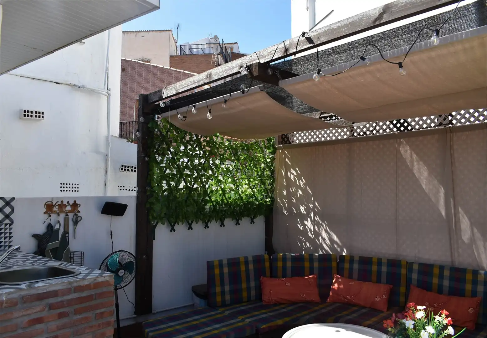 Terraza de Casa o chalet en venta en Iznate con Amueblado