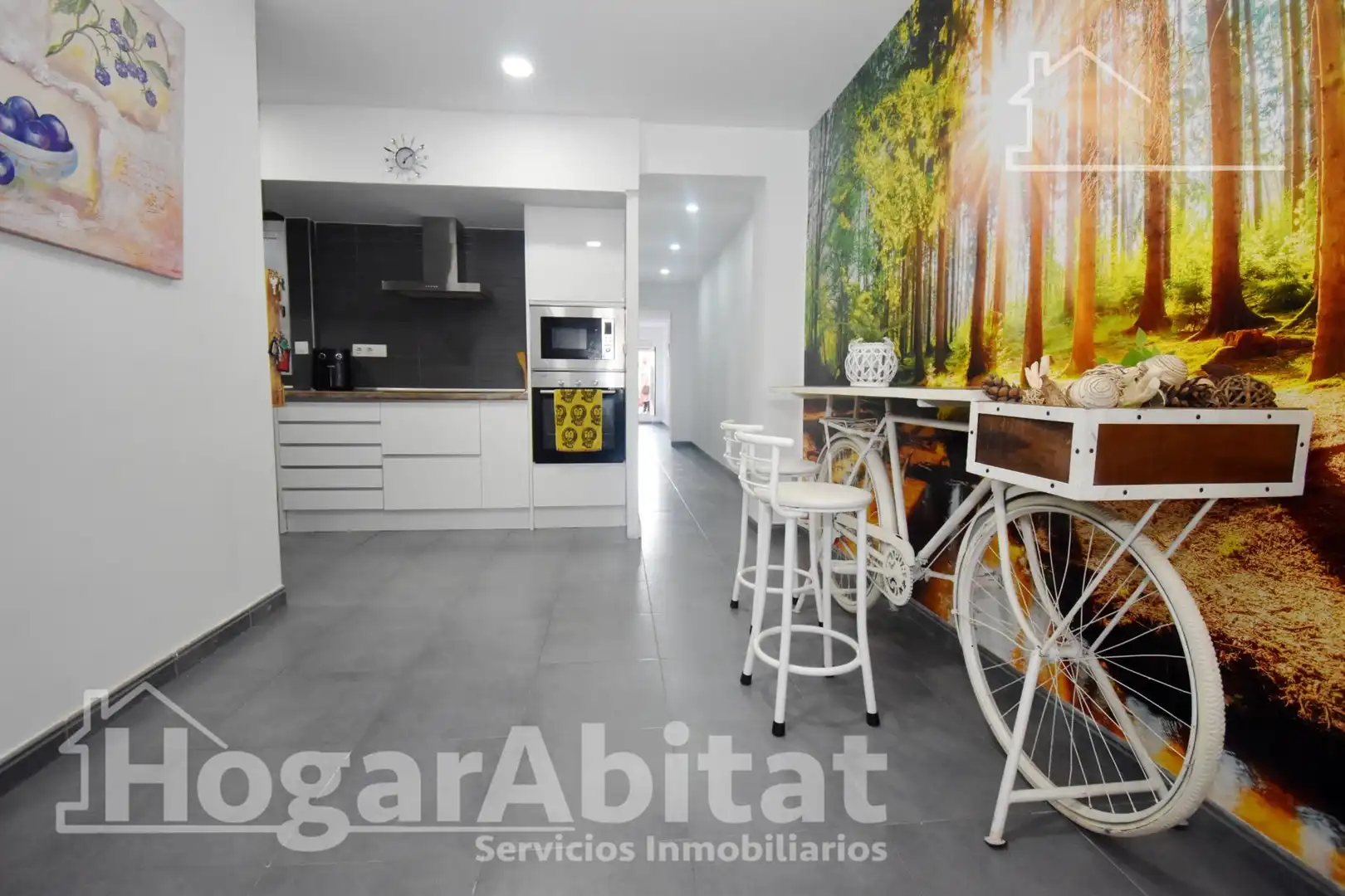 Kitchen of Flat for sale in Castellón de la Plana / Castelló de la Plana  with Heating, Terrace and Furnished