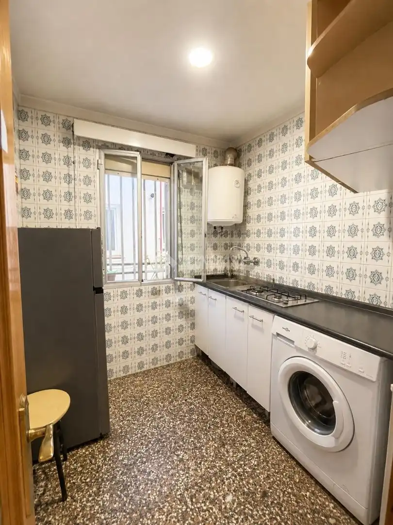 Kitchen of Flat for sale in Madrid  with Air Conditioner and Balcony