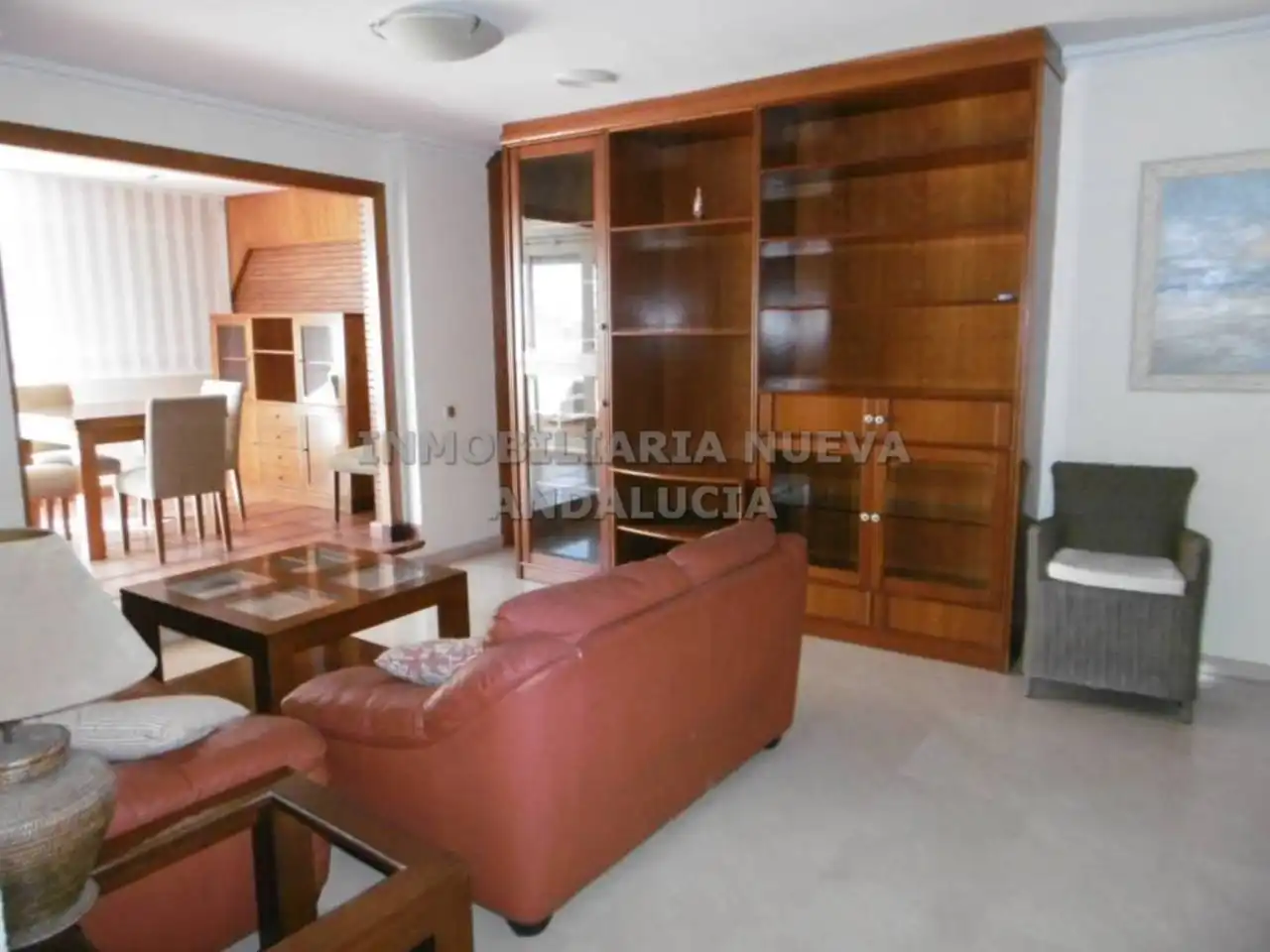 Wohnzimmer von Dachboden zur Miete in Almería mit Heizung, Terrasse und Möbliert