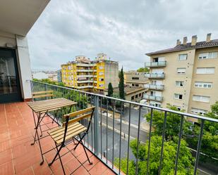 Balcony of Flat to share in Salt  with Heating, Furnished and Oven