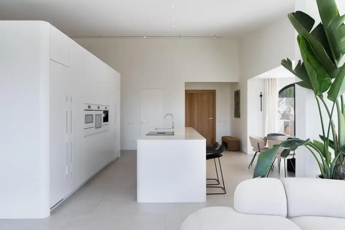 Cocina de Casa o chalet de alquiler en Jávea / Xàbia con Aire acondicionado, Jardín privado y Amueblado