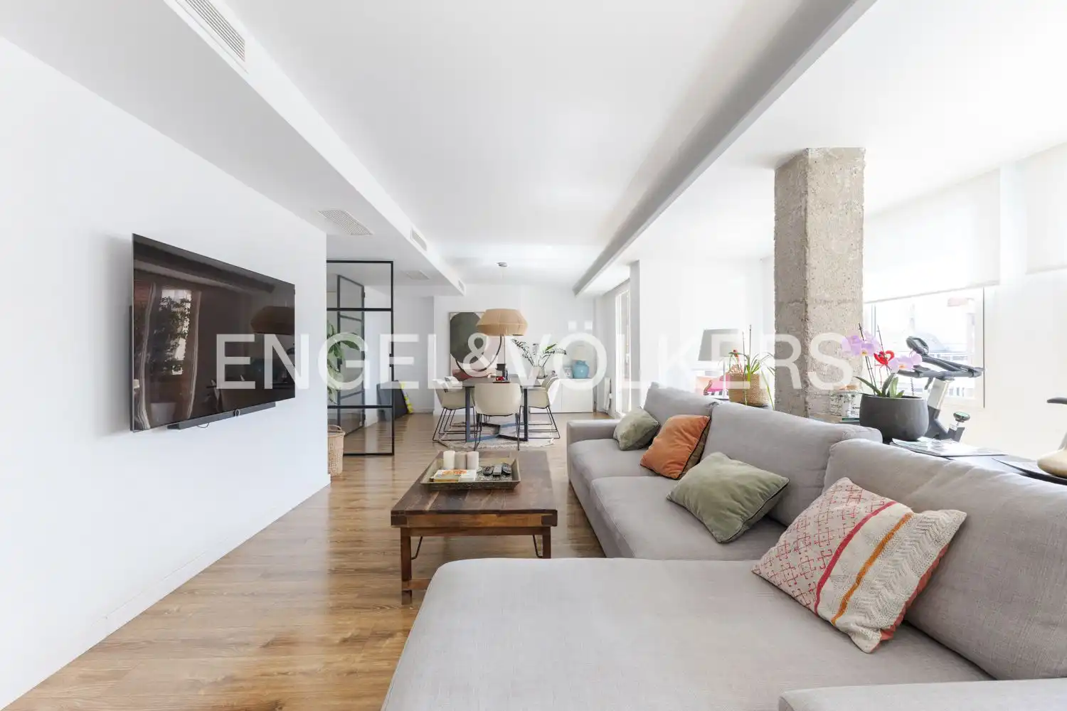 Wohnzimmer von Wohnung zur Miete in Extramurs