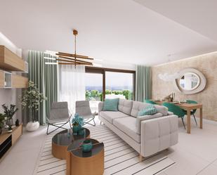 Wohnzimmer von Wohnungen zum verkauf in Istán mit Klimaanlage, Terrasse und Schwimmbad