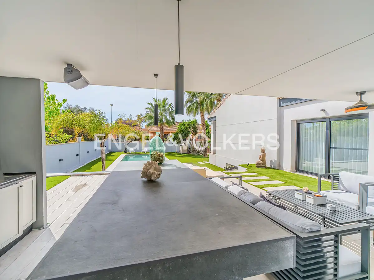 Terraza de Casa o chalet en venta en Mutxamel con Aire acondicionado, Calefacción y Jardín privado
