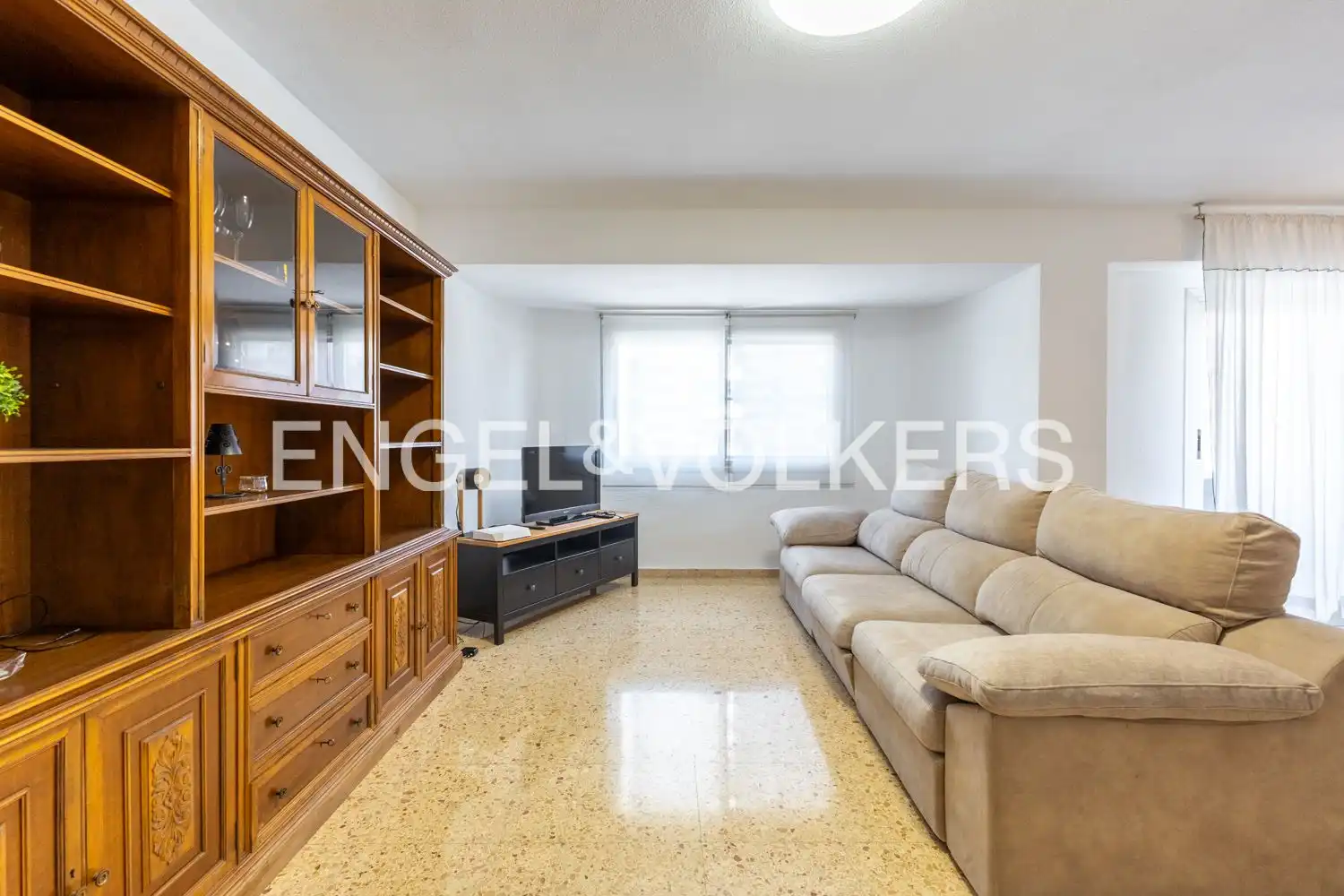 Living room of Flat for rent in Valencia  with Air Conditioner, Heating and Terrace