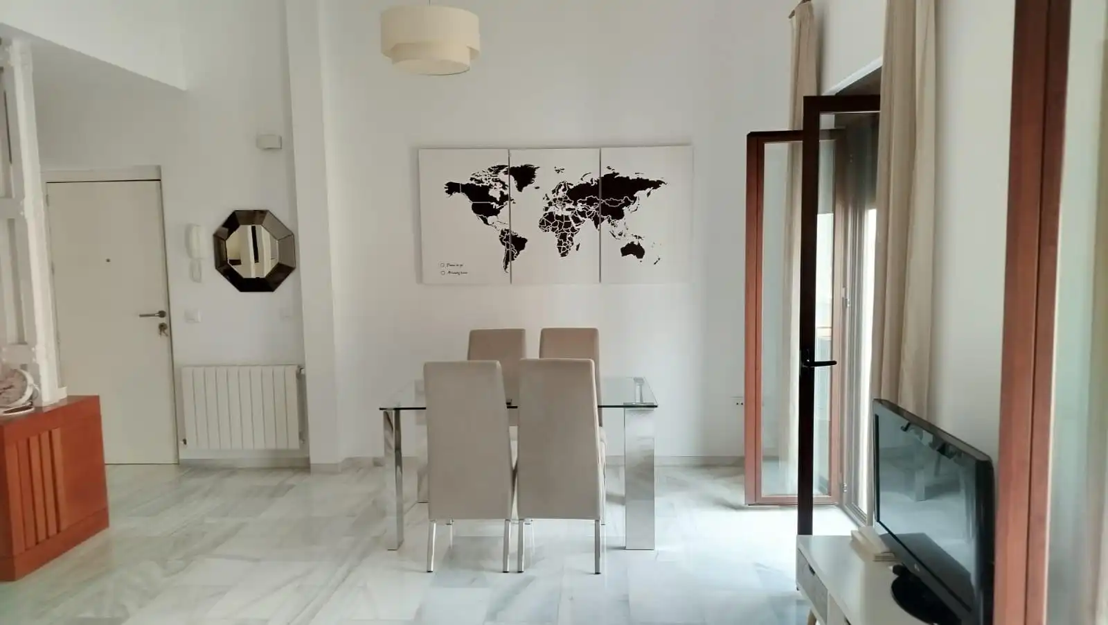 Dining room of Duplexes for rent in Córdoba  with Air Conditioner, Terrace and Furnished