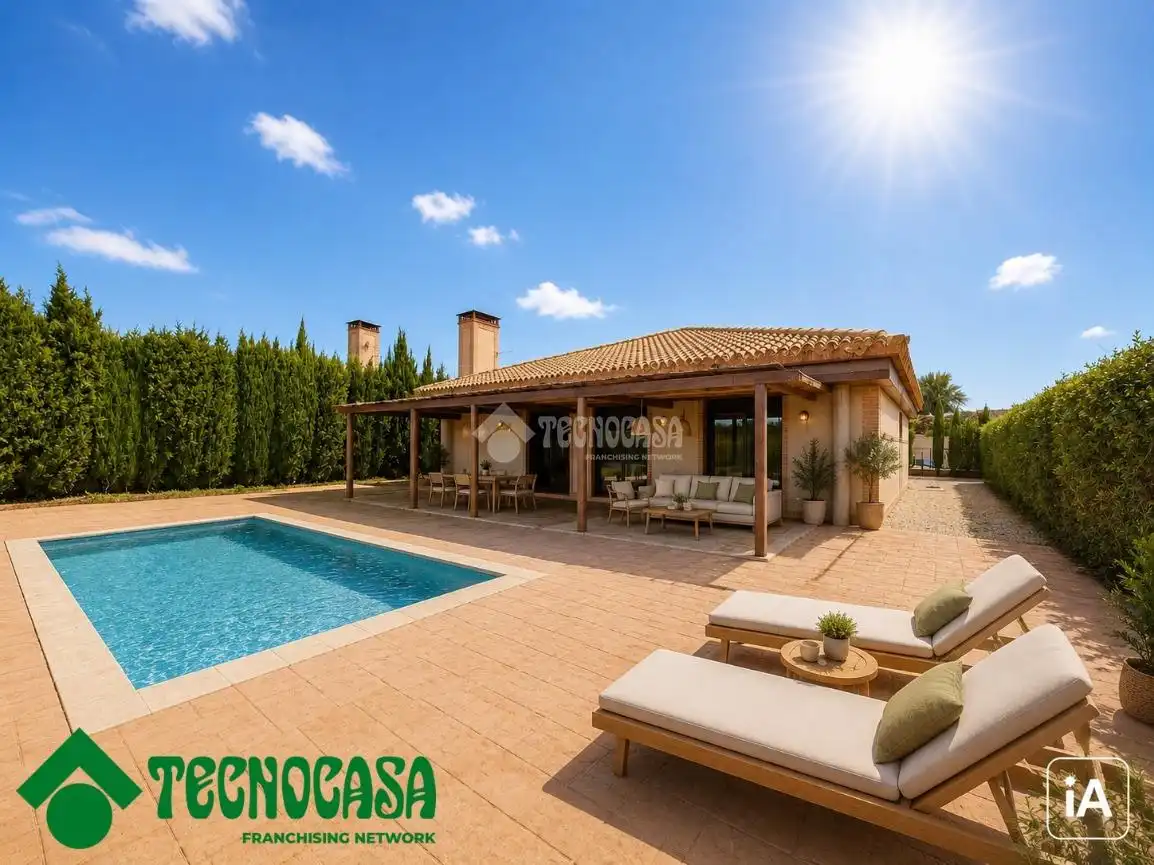 Vista exterior de Casa o chalet en venta en Layos con Calefacción y Jardín privado