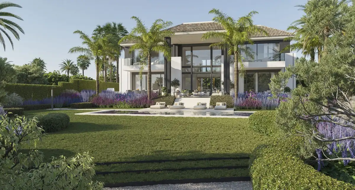 Jardí de Casa o xalet en venda en Marbella amb Aire condicionat, Jardí privat i Terrassa
