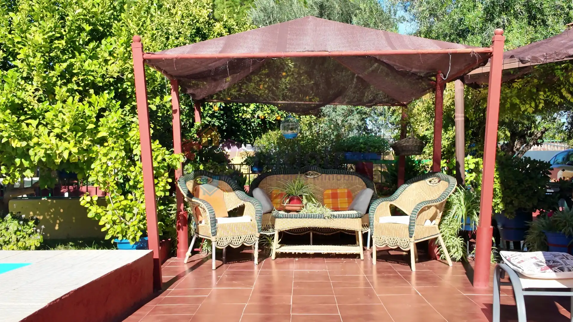 Terrassa de Casa o xalet en venda en Alcalá de Guadaira amb Aire condicionat, Jardí privat i Piscina