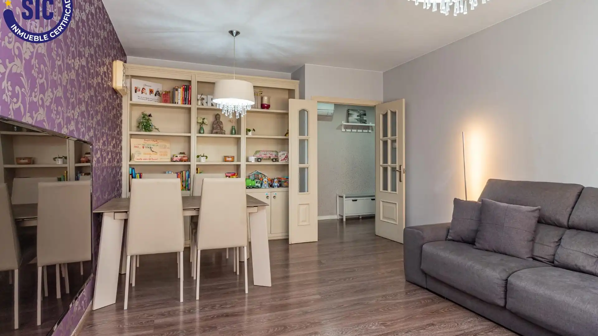 Living room of Flat for sale in Benicarló  with Air Conditioner and Furnished