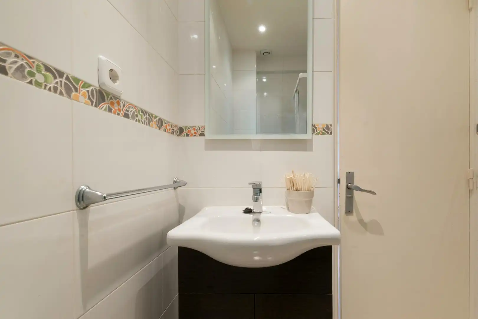 Baño de Piso de alquiler en Madrid con Calefacción, Amueblado y Lavadora