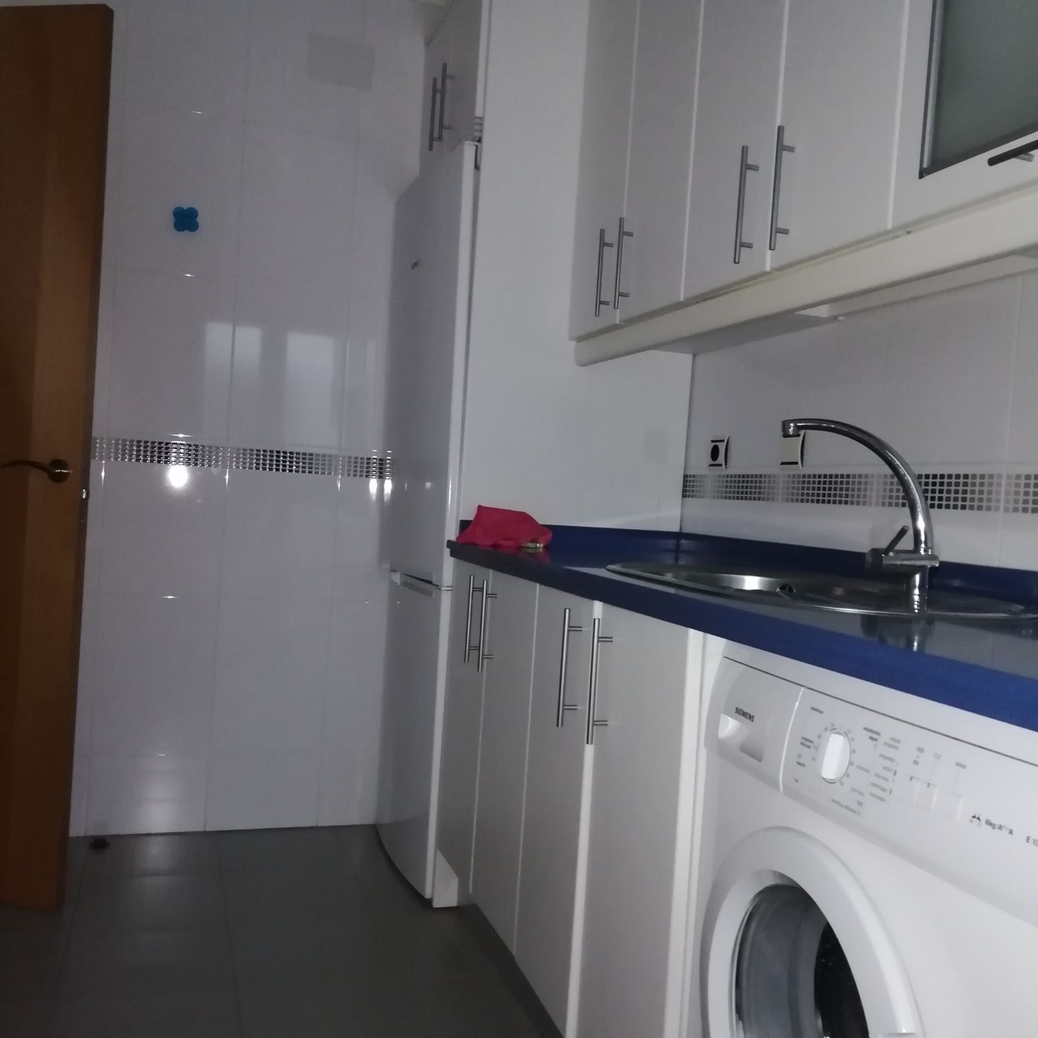 Kitchen of Flat to rent in  Huelva Capital  with Air Conditioner, Furnished and Balcony