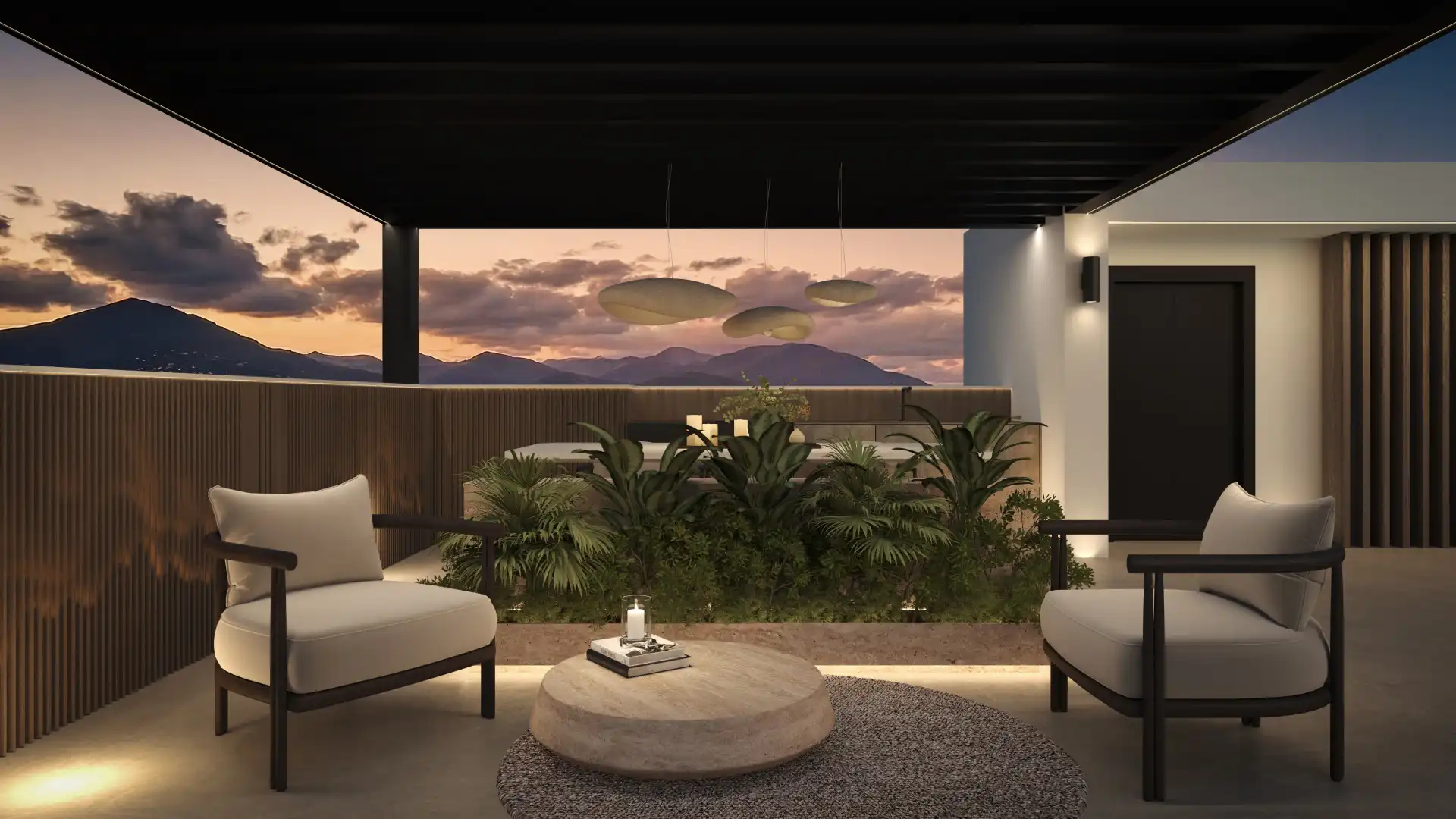 Terraza de Casa o chalet en venta en Marbella con Aire acondicionado, Calefacción y Jardín privado